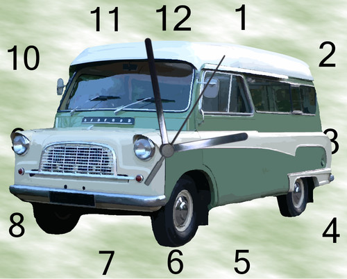 Bedford dormobile clock - bedford,