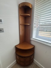 Mid Century Modern Teak Corner