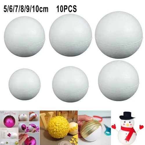 10pcs solid foam balls - solid,
