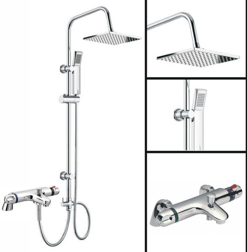 Thermostatic bath shower mixer - thermostatic,