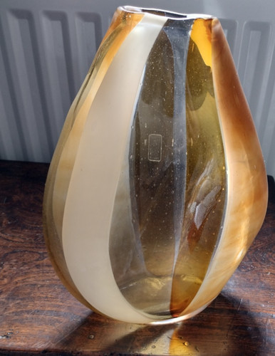 Vintage signed mdina freeform - mdina,