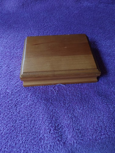 Wooden playing card - wooden, box