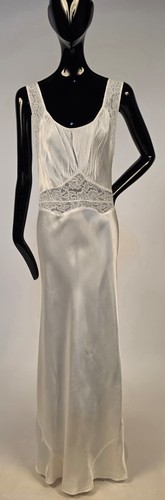 Sexy 1930 long - white, slip