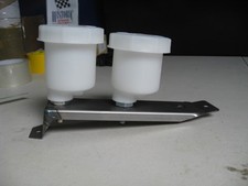 FORD ESCORT MK2, BRAKE RESERVOIR BRACKET WITH 2 GIRLING TYPE RESERVOIRS, GRP4,RS