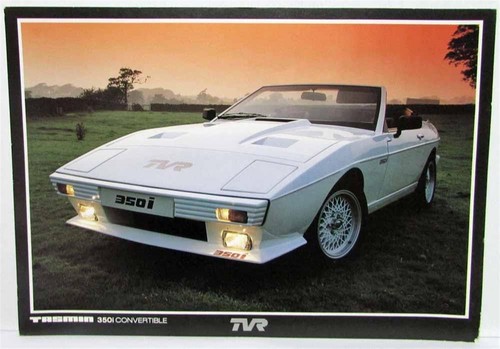 1982 tvr tasmin 350i white - tasmin,