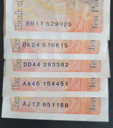 Polymer ten pound note - polymer,