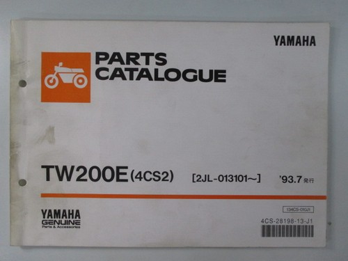 Tw200e parts list - parts, 1st