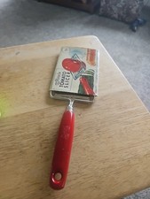 Vintage 1950s EKCO Miracle Tomato Slicer w/Red Wood Handle - Original Package