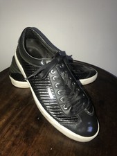 CRUYFF RECOPA PEWTER LEATHER TRAINERS LACE UP PUMPS Shoes TOP CONDITION 42 8