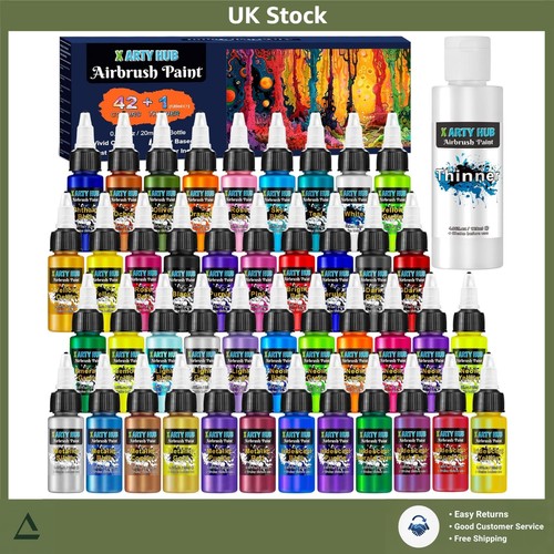 Vibrant airbrush paint set - set, 42