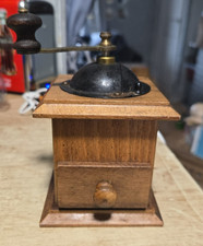 Vintage Manual Coffee/herb Grinder Wooden Metal