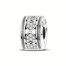 Pave Sparkling Hearts of Love