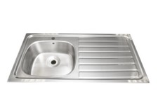 FRANKE Single Bowl / Drainer Inset Stainless Kitchen Sink Right Hand B2000100549