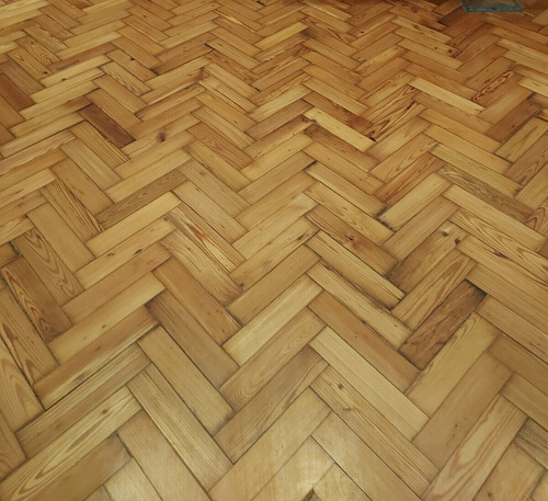 Reclaimed pitch pine parquet - reclaimed,