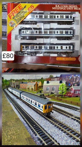 Car dmu gauge train - 3, oo