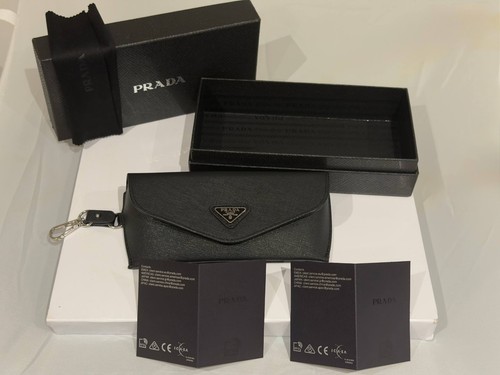 Prada hard sunglasses - case, and