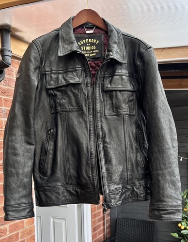 Superdry seventies leather - seventies,