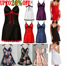 Womens Satin Silk Dress