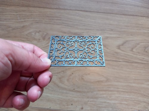 Dolls house ornate door - dolls, 1:12