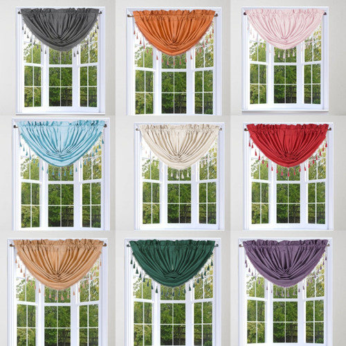 1pc waterfall valance - valance, swag