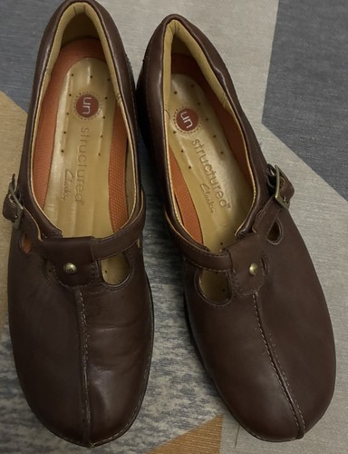 Clarks unstructured brown - clarks,