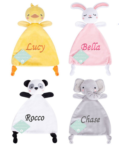 Personalised bunny baby taggie - bunny,