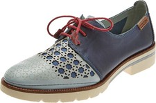 Pikolinos Henares Dress Shoes Womens Calfskin Leather Oxford Preppy Euro 40 UK 7