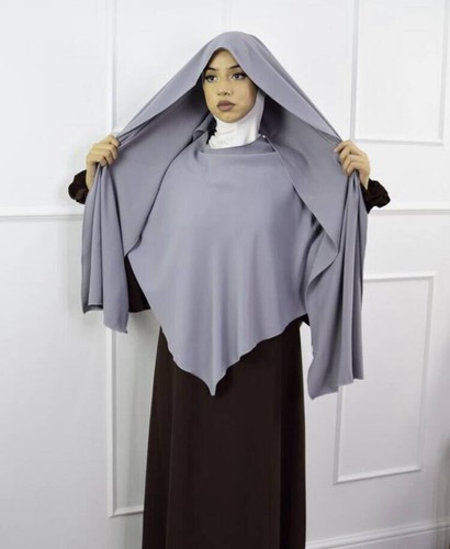 Long khimar hijab muslim abaya - long,