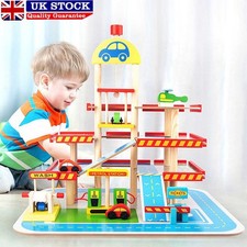 3 Storey Wooden Garage Pretend