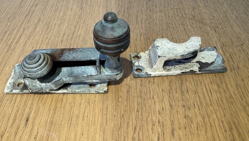 Old sash window fastener - sash,