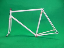 Eimei White NJS Approved Keirin Frame Track Bike Fixed Gear 
