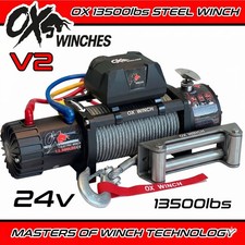 OX ELECTRIC WINCH 13500lb 24v