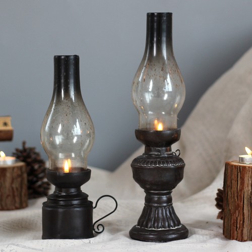 Vintage kerosene oil lamp - kerosene,