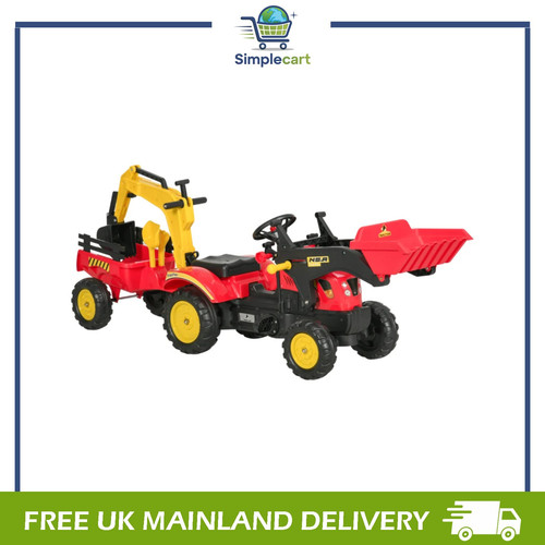Pedal powered tractor - powered,