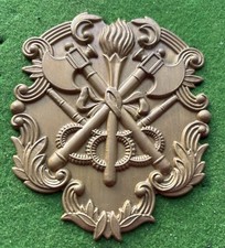 Helmet Plate For A Brass Fire