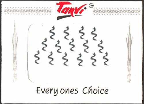 Silver snake shaped - shaped, bindi's