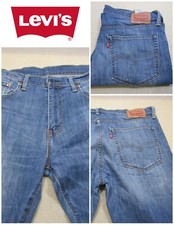 Levi 527 Men’s Jeans Stretch Blue Regular Fit Bootcut Leg W 36/ 30L SKU 22060