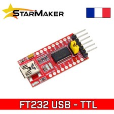FT232 FTDI Mini USB to TTL Serial UART Adapter Module 3.3V 5V
