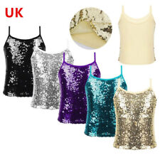 UK Girls Sparkly Sequined