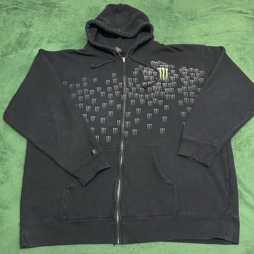 Vintage monster energy zip - vintage,