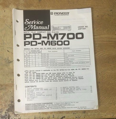 Pioneer m700 multi play - multi,
