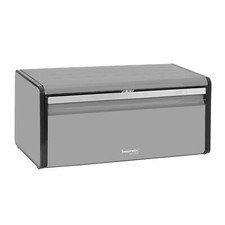 Innoteck Essentials Grey Bread Bin with Magnetically Sealed Lid