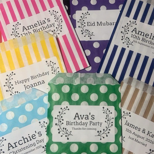 Sweet bags personalised - sweet,