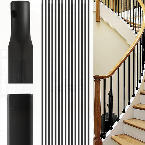 Black wrought iron deck - iron,