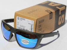 COSTA DEL MAR Ferg POLARIZED Sunglasses Steel Gray Metal/Blue Mirror 580G NEW