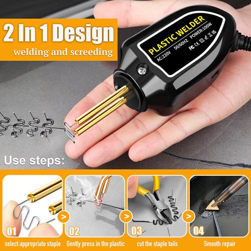 Plastic repair kit hot stapler - repair,