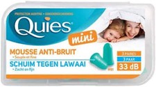 Quies Earplugs - Foam Mini (3 pairs)