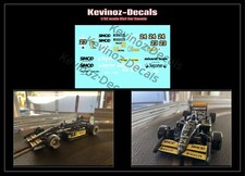 1/32 Scale Decals for  NSR F1 86-89 - Minardi M186 - 1986