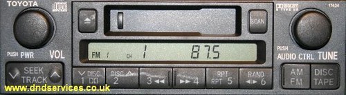 Toyota refurbished radio - toyota,