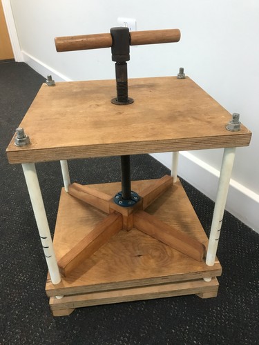Bookbinding wooden book - bookbinding, press